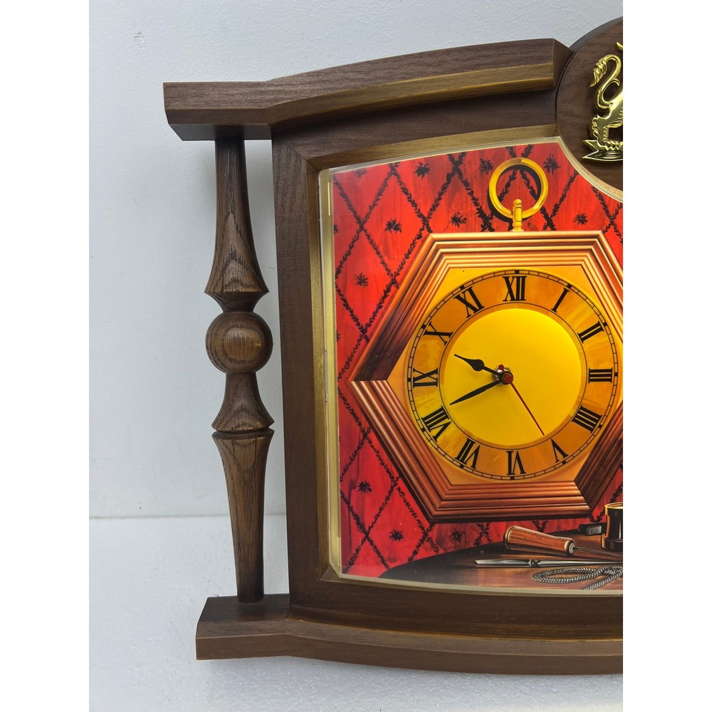 Vintage 1971 Carling Black Label Beer Lighted Wall Clock Sign Bar Decor Man Cave - Picture 2 of 16
